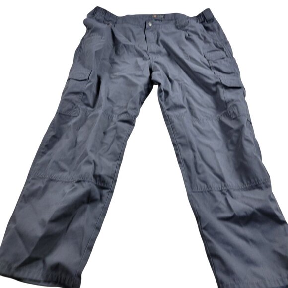5.11 Tactical Pants Mens 44x30 Gray Cargo Work Utility Distressed Fade - Picture 1 of 6